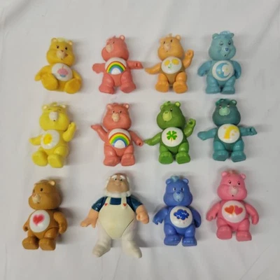 RAR! Konvolut 1983 Care Bear Figuren Goodluck Cheer Wish Grumpy Friend Bedtime  - Bild 1 von 4