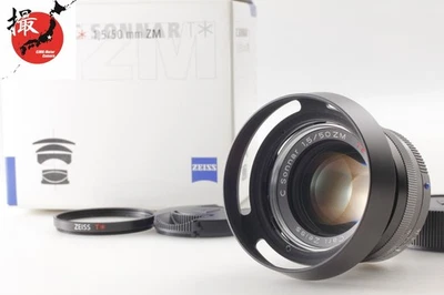 【TOP MINT w/ Hood Box】 Carl Zeiss C Sonnar 50mm f/1.5 ZM Leica M Lens From Japan - Image 1 of 4