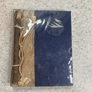 Handmade Natural Journal Made In Thailand Junk Journal Spa Paper Twig Pencil - Picture 1 of 9