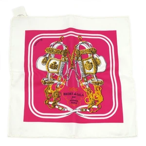 Hermes 331266S Karennano 20 BRIDES de GALA 100% Silk Rose Fuchsia Pink - Picture 1 of 10