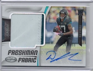 2018 Panini Certified Football DJ Chark Rookie Patch Auto /499 #215 - Picture 1 of 2