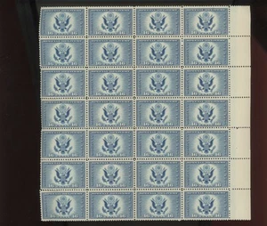U.S. stamp CE1 partial Sheet of 28  16c 1934 Airmail Special delivery  MNH (mb19 - Picture 1 of 2