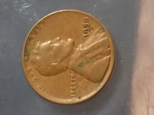 1956 D Error Wheat Penny L On Rim Plus DDR 3.3 Grams - Picture 1 of 4