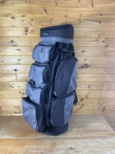 Wilson Cart Golf Bag Black W/ 5-way Dividers & Rain Cover - Picture 1 of 13