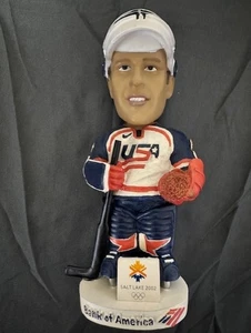 2002 USA Hockey  Salt Lake City Utah Olympics BOBBLE HEAD Goalie - Picture 1 of 2