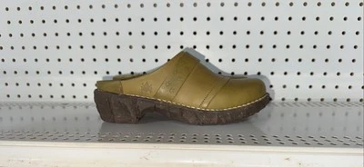 Женские кожаные сабо без шнуровки El Naturalista размер ЕС 36 США 6 зеленые Испания - Изображение 1 из 4