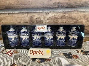 Neu mit Etikett Open Box 6er Set Spode Blue italienische Gewürzgläser - Bild 1 von 24