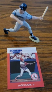 *VINTAGE* 1988 KENNER STARTAUFSTELLUNG JACK CLARK FIGUR UND KARTE - Bild 1 von 4