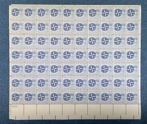 Scott #1151, 4c NATO Pact, Mint sheet/70, LL #26301, MNH (R10-77a) - Picture 1 of 1