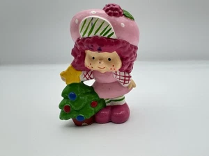 Vintage Raspberry Tart Strawberry Shortcake Christmas Ornament Figurine 1980s - Picture 1 of 11