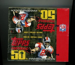 2005 Topps Football 24 Pack Retail Box Sealed Possible Aaron Rodgers Rookie - Bild 1 von 6
