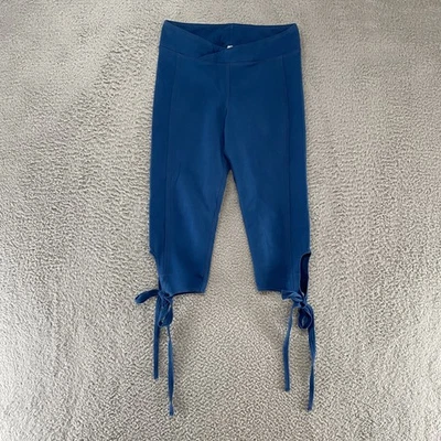 Leggings Intimately FP para mujer azul medio tiro medio cruzado corbata corta yoga Foto 1 de 4