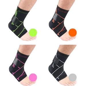 Sports Ankle Brace Bandage pressurized Support Football Climbing Foot Protection - Picture 1 of 15