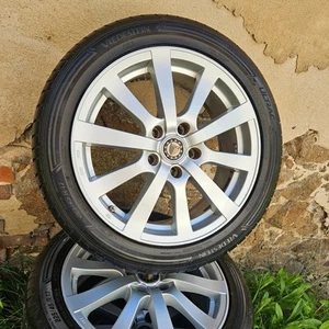 Felgen Platin 17" 5x112 Sommerreifen 225/45 6mm A3 Caddy Golf Leon Octavia Super - Bild 1 von 15
