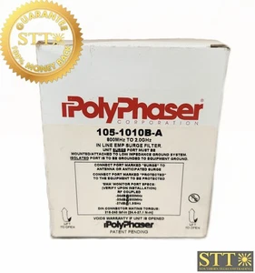 105-1010B-A POLYPHASER  IN-LINE SURGE PROTECTOR 800MHZ-2.0GHZ  NEW - Picture 1 of 4