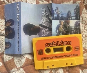 Sublime Live In San Miguel Mexico 1992 Cassette Unofficial Rare! Bradley skunk - Picture 1 of 4