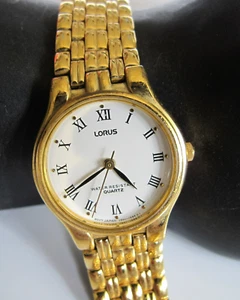 Vintage LORUS V501 6J80 by Seiko Gold Quartz Ladies Wrist Watch (#00470) - Picture 1 of 17