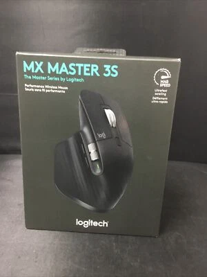 Authentic Logitech MX Master 3S Wireless Mouse - Black (910-006556) Brand New - Image 1 of 3