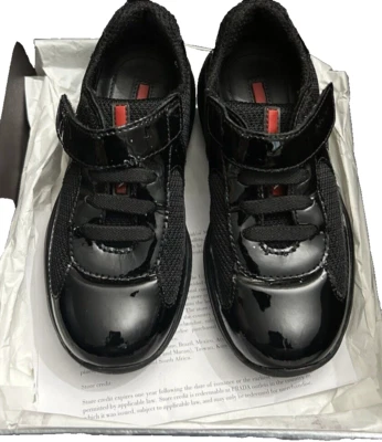 PRADA CHAROL NEGRO COPA AMERICANA CORREA ÚNICA TALLA 25 NIÑOS Foto 1 de 4