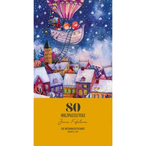 DaVICI Puzzle - Die Weihnachtsfahrt - 80 Teile Exklusives Holzpuzzle - Bild 1 von 9