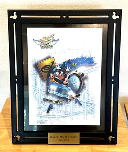 RARE OOAK DISNEY IMAGINEERING GIFT AEROSMITH ROCK N ROLLERCOASTER PRINT JULY 99 - Picture 1 of 13