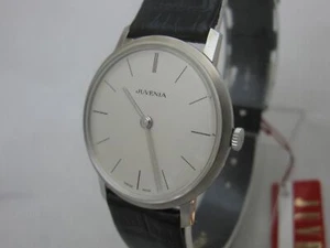 NOS NEW SWISS VINTAGE MECHANICAL HAND WINDING ANALOG JUVENIA MENS WATCH 1960'S - Picture 1 of 6