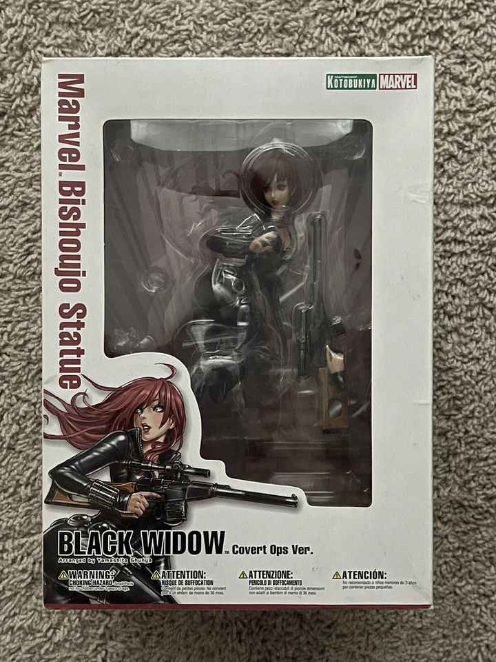 KOTOBUKIYA Marvel Comics Black Widow Bishoujo Statue Covert Ops Version