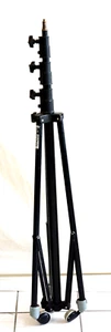 Calumet by Manfrotto Master Light Stand 004B Tripod w/ Casters 42" to 13'! #163 - Picture 1 of 3
