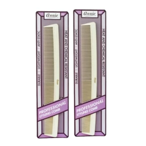 Annie #0243 Professional Styling Comb 2 pack .Salon, Affordable, Hair Style - Picture 1 of 1