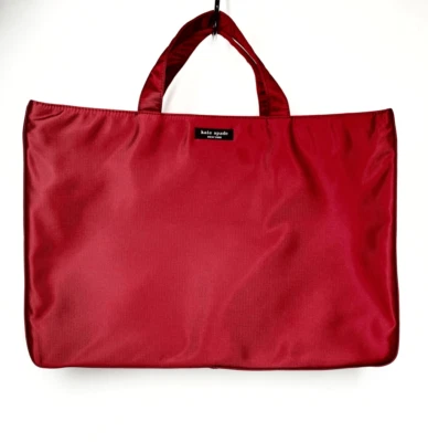 Kate Spade Adriana Arándano Maletín para Laptop Bolso de Nylon Nuevo con Etiquetas Raro Foto 1 de 4