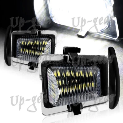 Luces LED de matrícula para Jeep Wrangler JK 2007-2018 xenón blanco 6000K 18-SMD Foto 1 de 4
