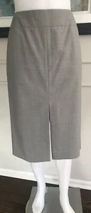 Ralph Lauren Woman's Skirt Gray Wool Black Label Office Work ~ Sz 8 ~ ELEGANT ~  - Picture 1 of 6