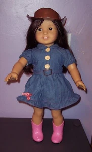 Cowgirl Cowboy 3 Piece Outfit for 18" Girl Doll Clothes NWOT - Picture 1 of 2