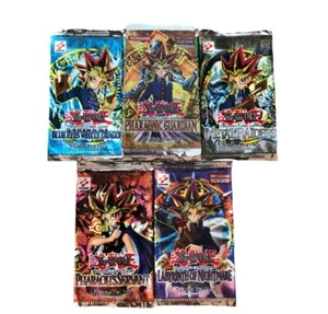 Yugioh LOB PSV, MRD, LON Unlimited PGD 1st EMPTY Pack Wrappers Vintage NO Cards - Picture 1 of 10