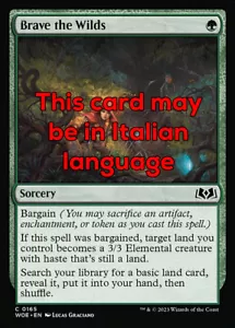 MTG 4x BRAVE THE WILDS EXC - AFFRONTARE LE TERRE SELVAGGE 165 - WOE - MAGIC - Bild 1 von 1