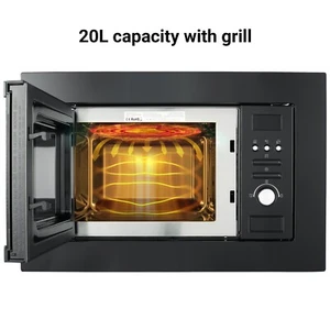 Smad Build-in Microwave Oven With Grill 5 Microwave Power Levels 12 Hours Clock - Picture 1 of 14