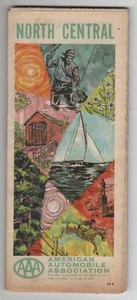 1963 AAA American Automobile Association Map of North Central USA - Picture 1 of 2