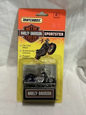 Matchbox Harley Davidson Die Cast Motorcycle-Sportster Blue #76246 VTG 1993 NICE - Image 1 of 3