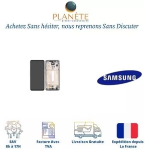 Ecran OLED avec Châssis Lavande pour Galaxy A52s 5G A528 - Photo 1 sur 1