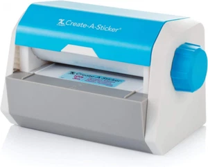 Xyron Create-a-Sticker, 5", Sticker 9.055" x 5.709" x 5.906", Blue, Gray - Picture 1 of 7