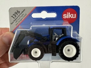 SIKU Tractor New Holland With Charger Front 1396 Diecast Modeling - Picture 1 of 5
