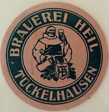 alter Bierdeckel BRAUEREI HEIL, Tückelhausen 🍺 H-21