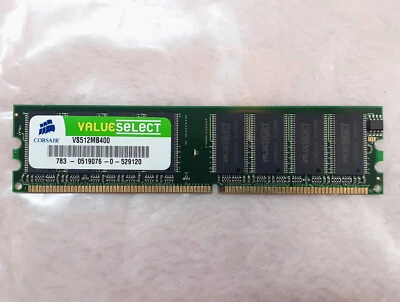 Corsair VS512MB400 Value Select 512MB DDR1 RAM Memory 400MHZ - Image 1 of 4