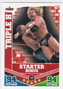 2010 Topps Slam Attax WWE Mayhem  #94 TRIPLE H STARTER BONUS - Picture 1 of 1