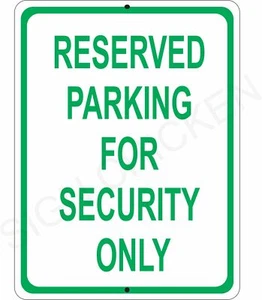 LETRERO DE ESTACIONAMIENTO RESERVADO SOLO SEGURIDAD, ESTACIONAMIENTO, ESTACIONAMIENTO DE SEGURIDAD, ESTACIONAMIENTO - Imagen 1 de 2