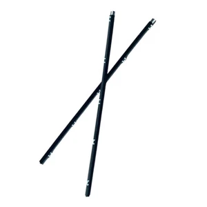 Par de molduras de sello de cinturón de ventana de tira climática para puerta para Honda Civic 92- 1995 - Imagen 1 de 7