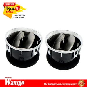 AC Heater Air Vent Interior Dashboard Louver Chrome For Ford F150 2009-2014 Pair - Foto 1 di 10