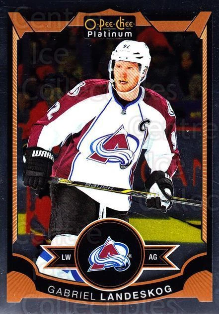 2015-16 O-Pee-Chee Platinum #109 Gabriel Landeskog - Image 1 of 1