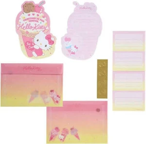 Hello Kitty Letter Set Sanrio Ice Cream Party Series (1 set) - Picture 1 of 5