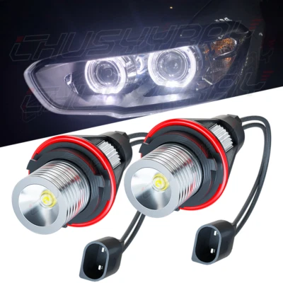 Bombilla LED con marcador de halo blanco ojos de ángel para BMW 525i 530i 545i 550i M5 04-06 Foto 1 de 4